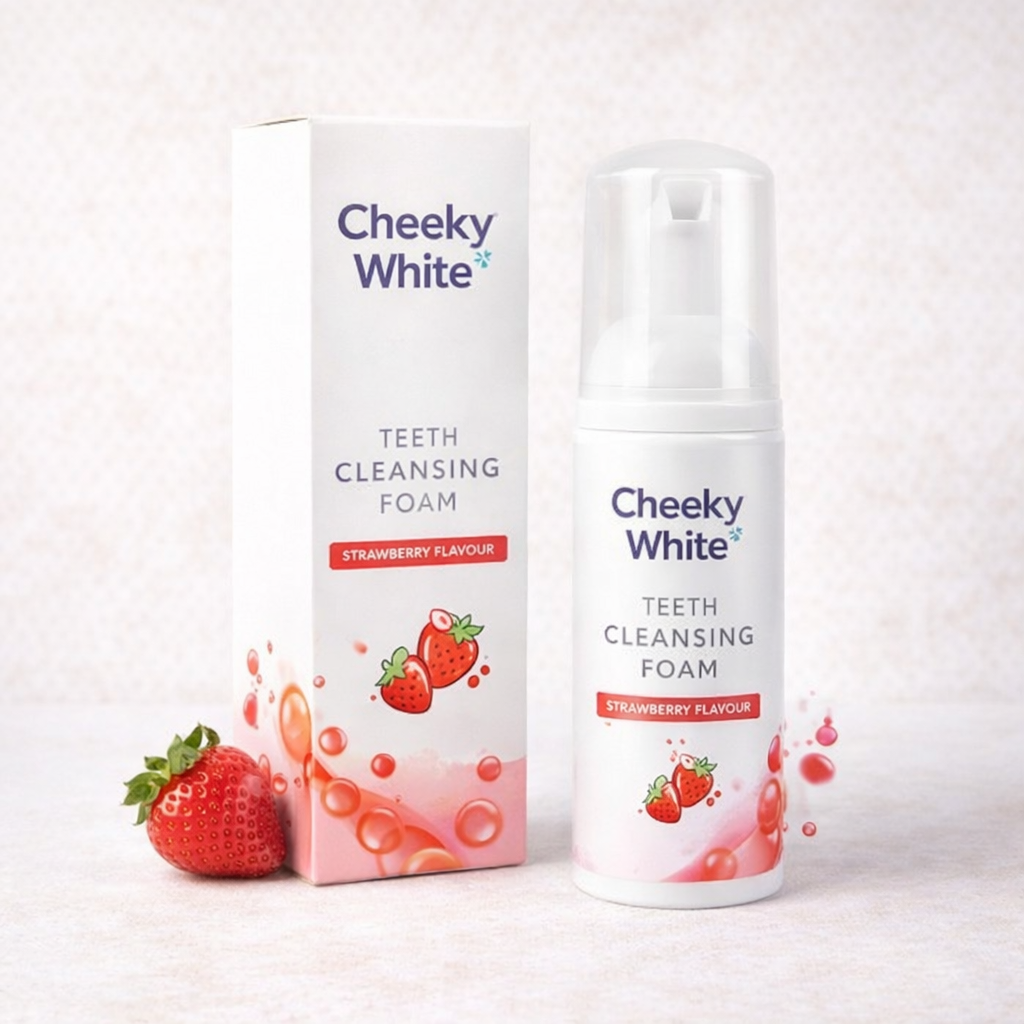 Cheeky White Teeth Whitening Foam and serum